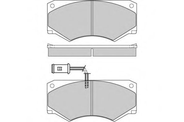 12-0341 ETF Brake Pad Set, disc brake
