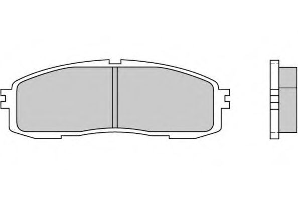 12-0362 ETF Тормозная система Комплект тормозных колодок, дисковый тормоз
