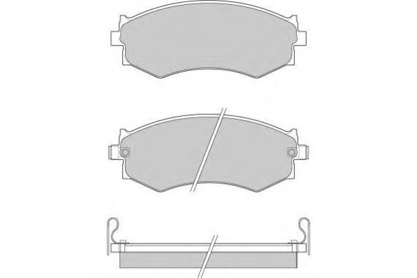 12-0439 ETF Brake Pad Set, disc brake