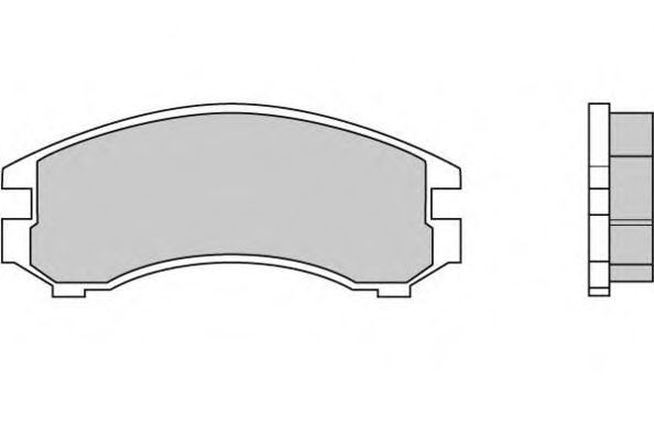 120441 E.T.F. Brake Pad Set, disc brake