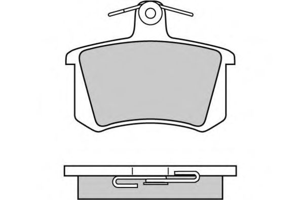 12-0612 ETF Тормозная система Комплект тормозных колодок, дисковый тормоз