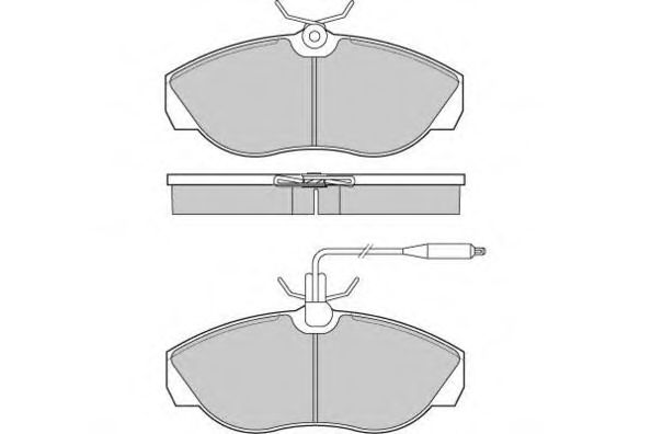12-0614 ETF Brake Pad Set, disc brake