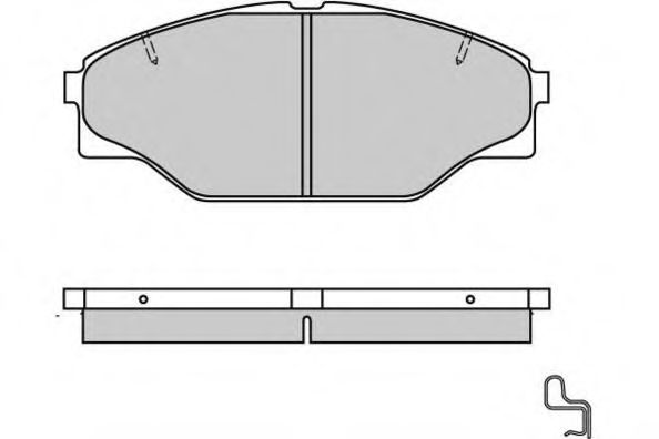 12-0617 ETF Brake Pad Set, disc brake