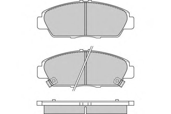 12-0621 ETF Brake Pad Set, disc brake