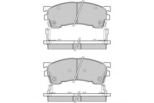 12-0622 ETF Тормозная система Комплект тормозных колодок, дисковый тормоз