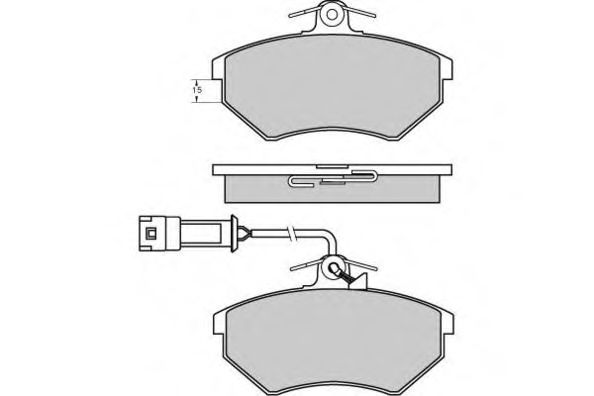 12-0643 E.T.F. Brake Pad Set, disc brake