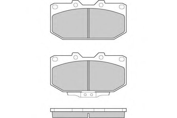 12-0649 E.T.F. Brake Pad Set, disc brake
