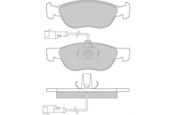 12-0677 ETF Brake System Brake Pad Set, disc brake