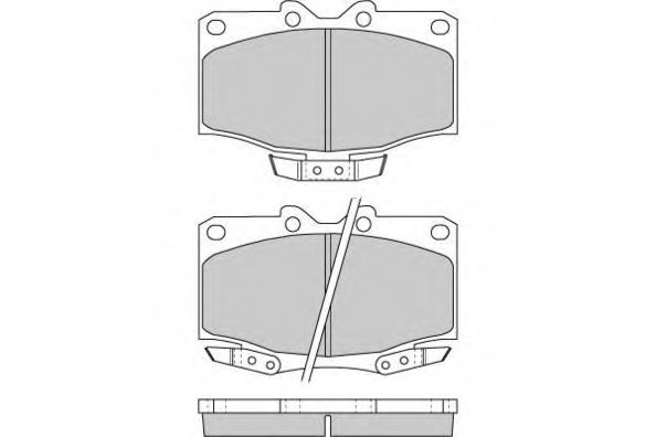 12-0725 E.T.F. Brake Pad Set, disc brake