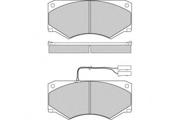 12-0769 E.T.F. Brake Pad Set, disc brake