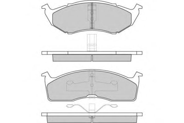 12-0841 E.T.F. Brake Pad Set, disc brake