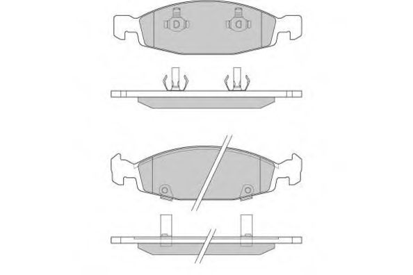 12-0865 ETF Brake Pad Set, disc brake