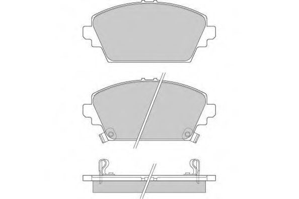 12-0870 ETF Brake Pad Set, disc brake