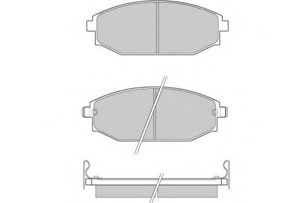 12-0871 ETF Brake Pad Set, disc brake