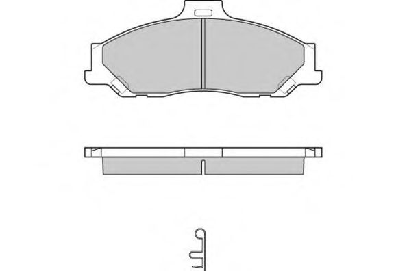 12-0905 ETF Комплект тормозных колодок, дисковый тормоз