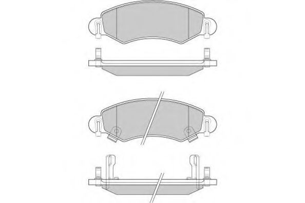 12-0907 ETF Тормозная система Комплект тормозных колодок, дисковый тормоз