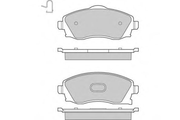 12-0915 ETF Brake Pad Set, disc brake
