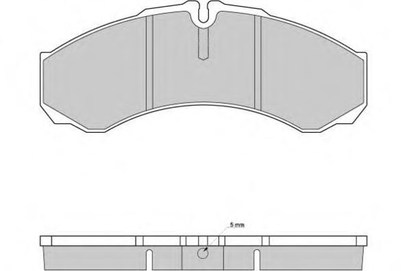 12-0925 ETF Brake Pad Set, disc brake