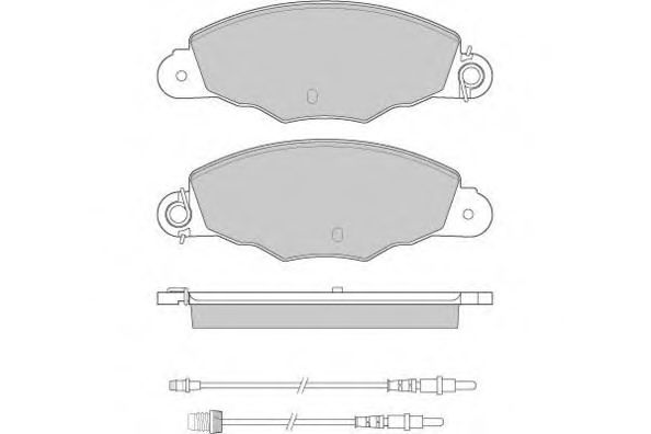 12-0930 ETF Brake System Brake Pad Set, disc brake