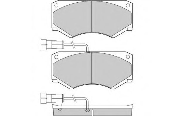 12-0948 ETF Тормозная система Комплект тормозных колодок, дисковый тормоз