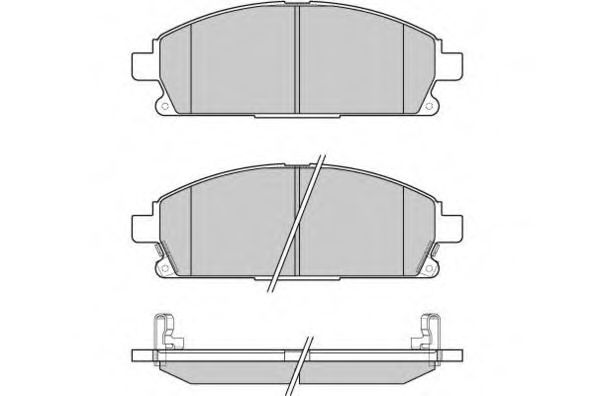 12-0968 ETF Brake Pad Set, disc brake