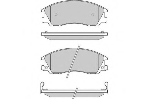 12-0971 ETF Brake Pad Set, disc brake