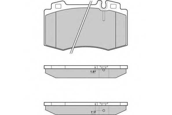 12-0986 ETF Тормозная система Комплект тормозных колодок, дисковый тормоз