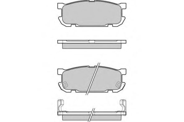 12-0992 ETF Тормозная система Комплект тормозных колодок, дисковый тормоз