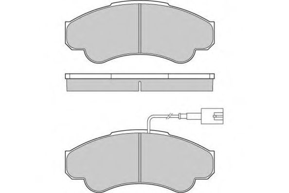 12-0998 ETF Brake Pad Set, disc brake