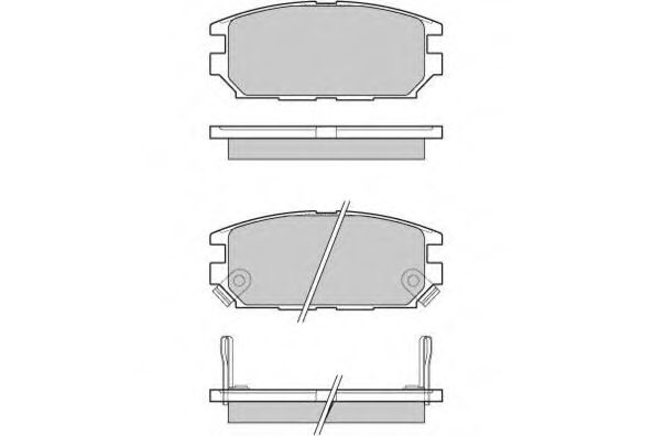 121046 E.T.F. Brake Pad Set, disc brake