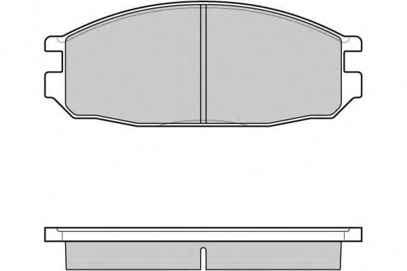 12-1069 E.T.F. Brake Pad Set, disc brake