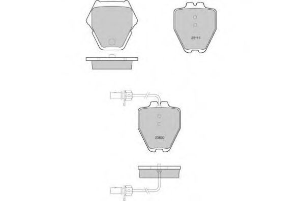12-1151 ETF Cylinder Head Gasket Set, cylinder head