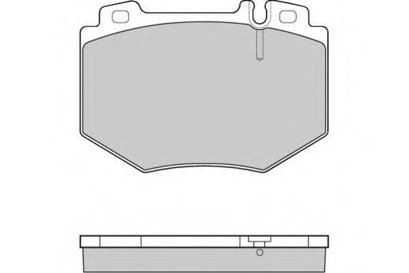 12-1166 E.T.F. Brake Pad Set, disc brake