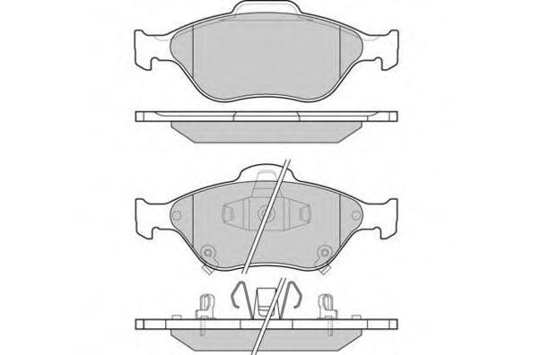 12-1255 ETF Brake Pad Set, disc brake