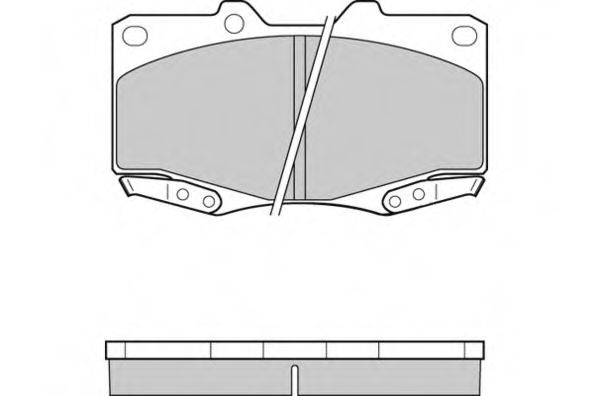 12-1319 E.T.F. Brake Pad Set, disc brake