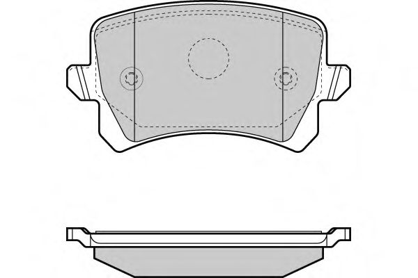 12-1366 E.T.F. Brake Pad Set, disc brake