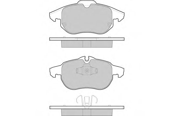 12-1402 E.T.F. Brake Pad Set, disc brake