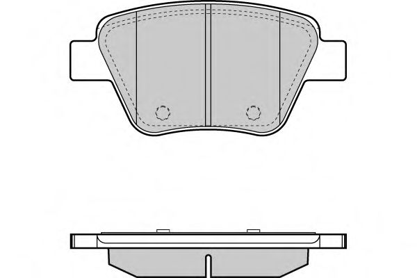12-1429 E.T.F. Brake Pad Set, disc brake