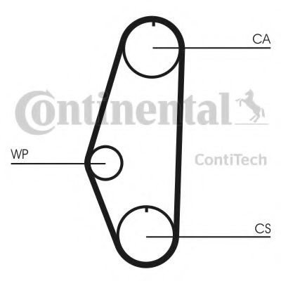 CT629WP1 CONTITECH Cooling System Water Pump & Timing Belt Kit