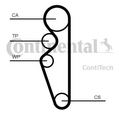 CT1164 CONTITECH Belt Drive Timing Belt
