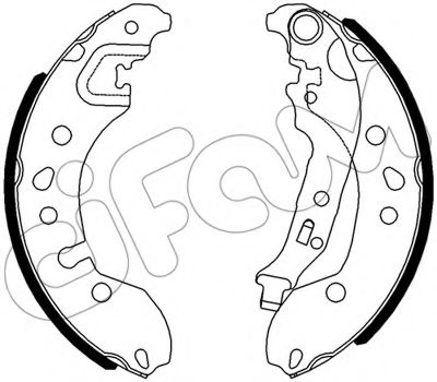153-536 CIFAM Deflection/Guide Pulley, timing belt