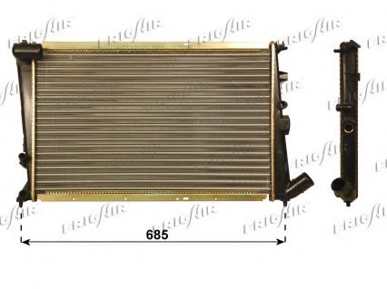 0103.3088 FRIGAIR Cooling System Radiator, engine cooling
