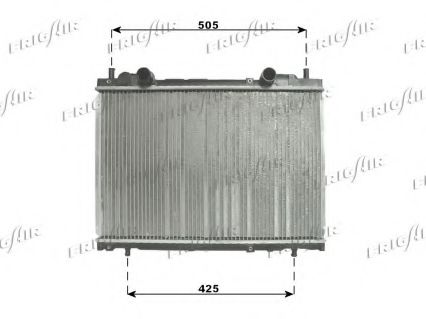 0104.3085 FRIGAIR Cooling System Radiator, engine cooling