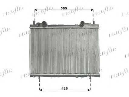 0104.3086 FRIGAIR Radiator, engine cooling