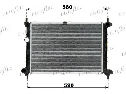 0107.2046 FRIGAIR Cooling System Radiator, engine cooling