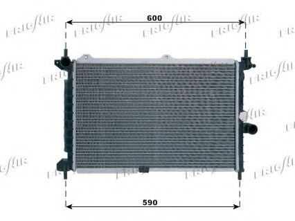 0107.3001 FRIGAIR Cooling System Radiator, engine cooling