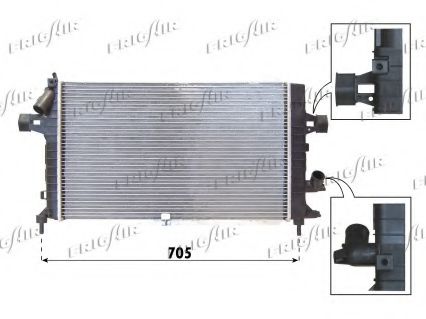 0107.3088 FRIGAIR Cooling System Radiator, engine cooling