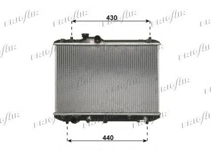 0114.3036 FRIGAIR Cooling System Radiator, engine cooling