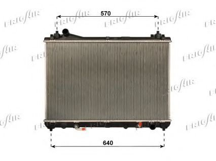 0114.3043 FRIGAIR Cooling System Radiator, engine cooling