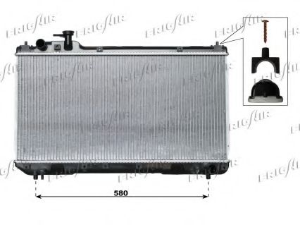 0115.3096 FRIGAIR Cooling System Radiator, engine cooling